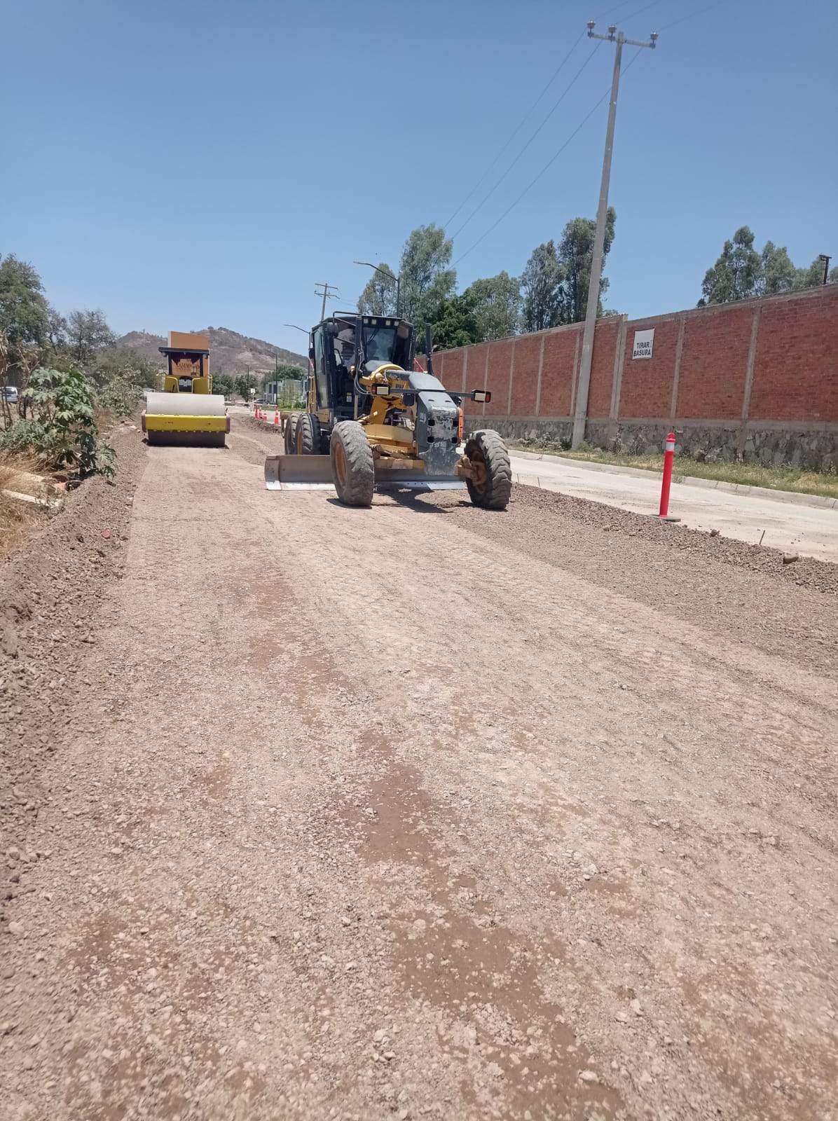 Pavimentación de calle residencial con concreto hidráulico